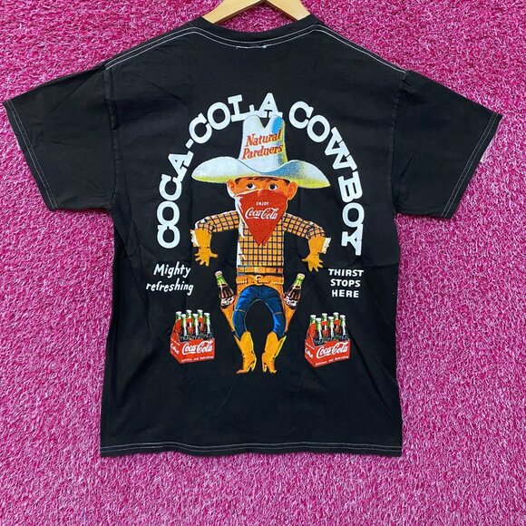 Coca- Cola Drink Promo Vintage-Style T-Shirt size Medium - Picture 1 of 5